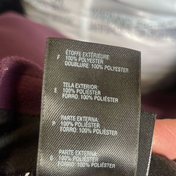 The North Face Purple Suede Fleece Zipper Windwall Jacket, size M - Picture 9 of 10